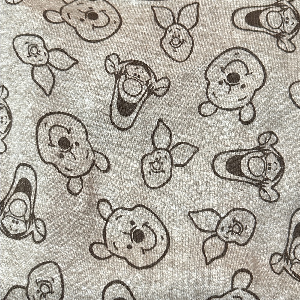 Disney Winnie the Pooh Brown Pajama Set - Picture 4 of 7